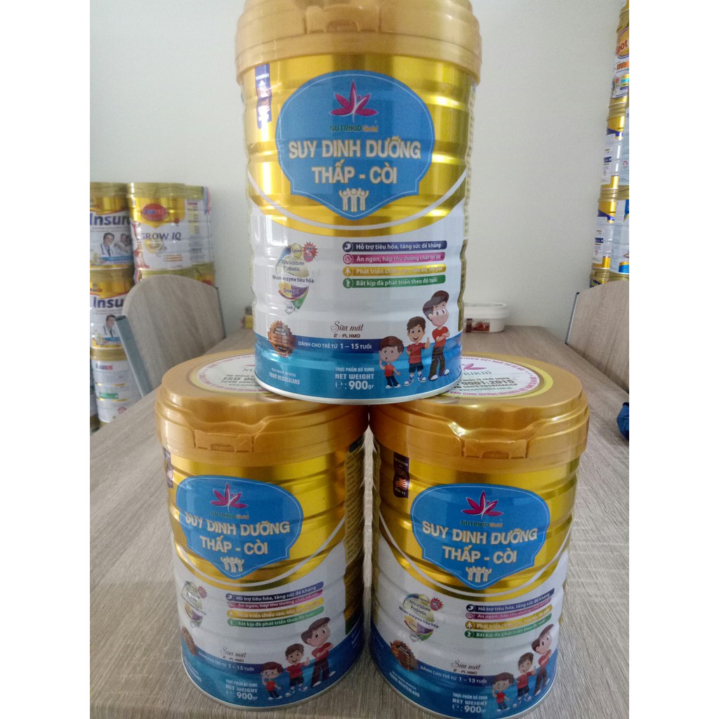 [HSD T2-2023] Sữa bột Nutrikid Gold dành cho trẻ suy dinh dưỡng, thấp còi (900g)