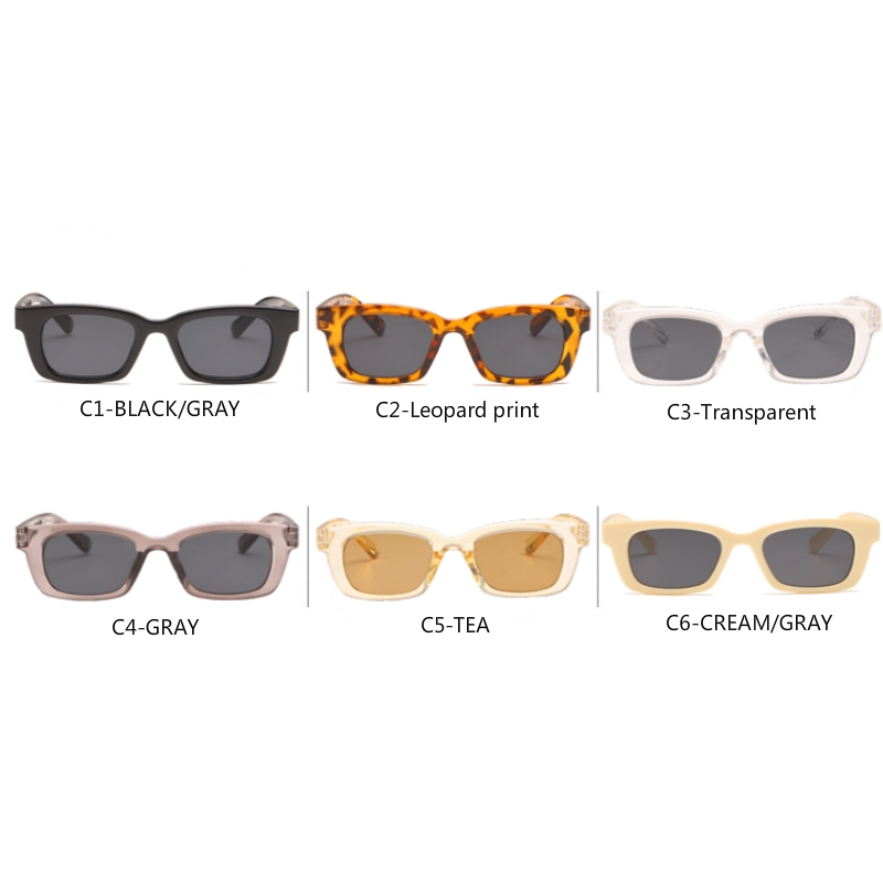 Kính Mát Gọng Vuông Nhỏ Phong Cách Retro