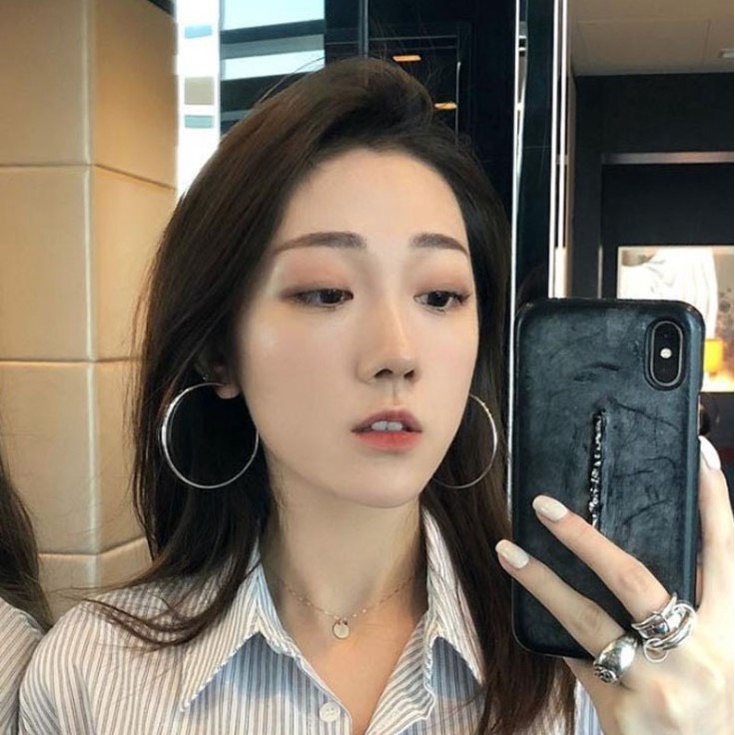 Set 6 Đôi Bông Tai Tròn Thời Trang Nữ Khuyên Tai Tròn Trơn Kiểu Dáng Basic Giá Rẻ Bộ 29 Bling On