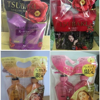 Bộ dầu gội Shiseido Tsubaki Oil Extra Smooth Shampoo & Conditioner 450ml