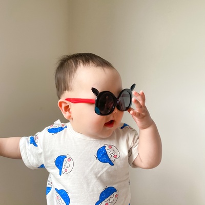 Kính Mát Phân Cực Chống Tia UV Họa Tiết Hoạt Hình Pikachu Cho Bé