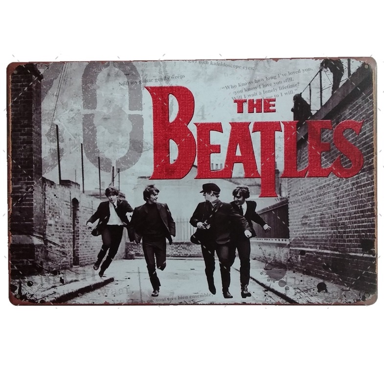 20x30cm Tranh thiếc chủ đề người nổi tiếng, trang trí tường nhà riêng, quán cafe, beer,...