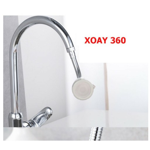 Bộ đầu vòi tăng áp nối dài 3 chế độ 18cm