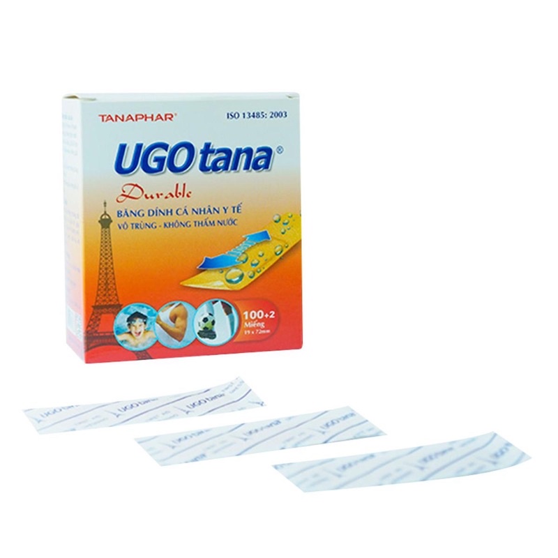 Hộp 102 miếng băng dán cá nhân UgoTana