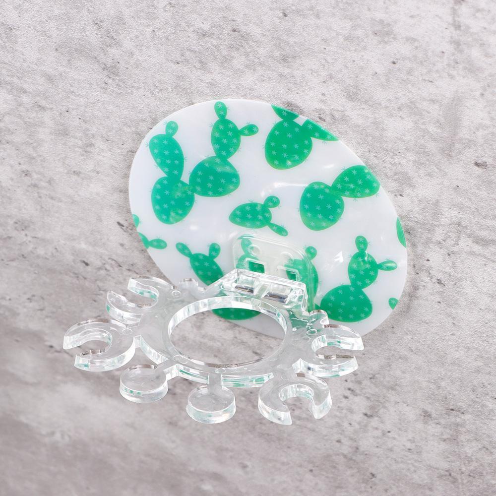 Giá Đỡ Bàn Chải Đánh Răng / Dao Cạo Râu Bằng Nhựa Gắn Tường Không C