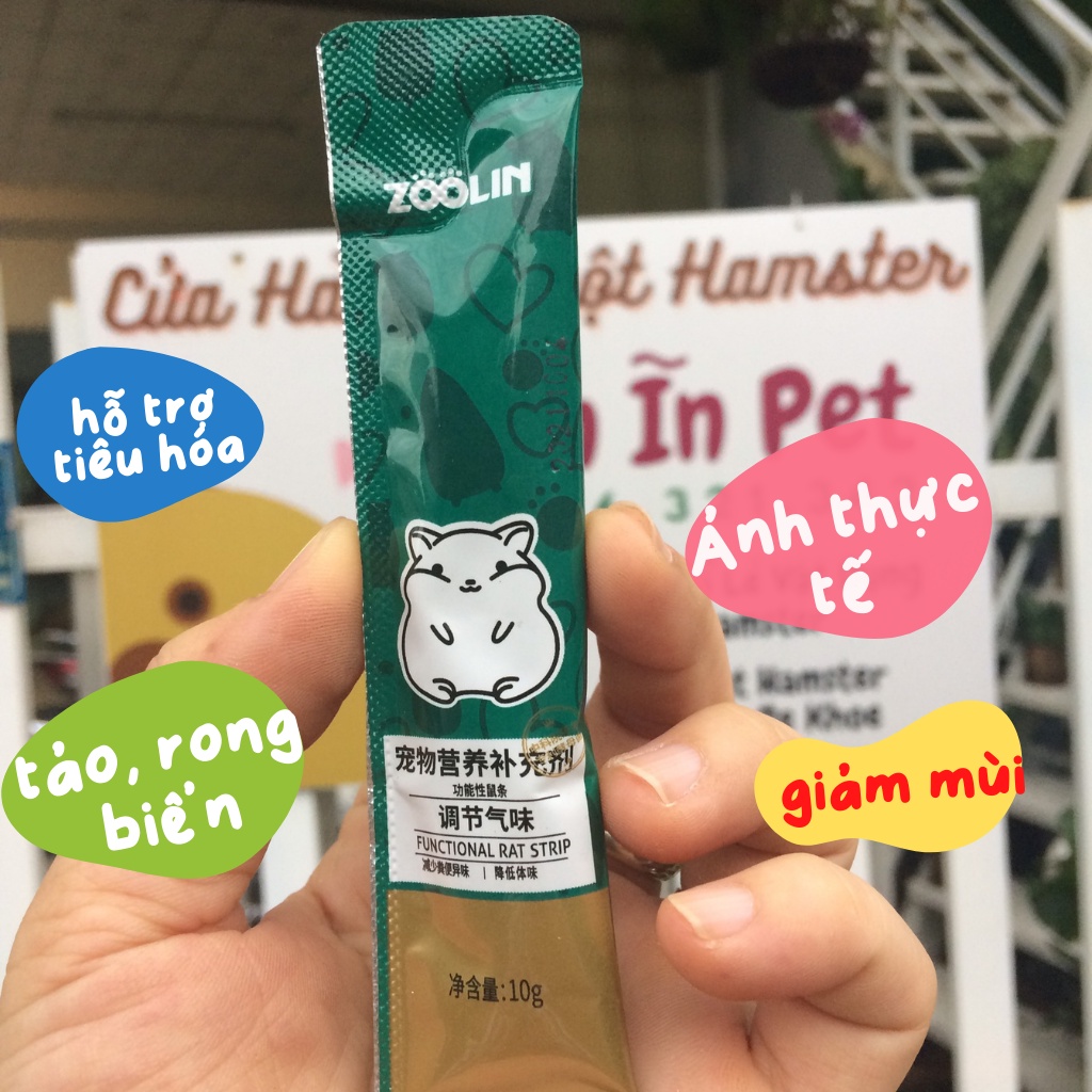 Gel dinh dưỡng cho hamster ZOOLIN rong biển, tảo xoắn