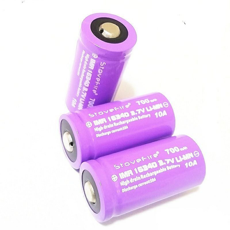 CELL PIN Stovefire 16340/CR123A - 700mAh - 3.7V xả 10A