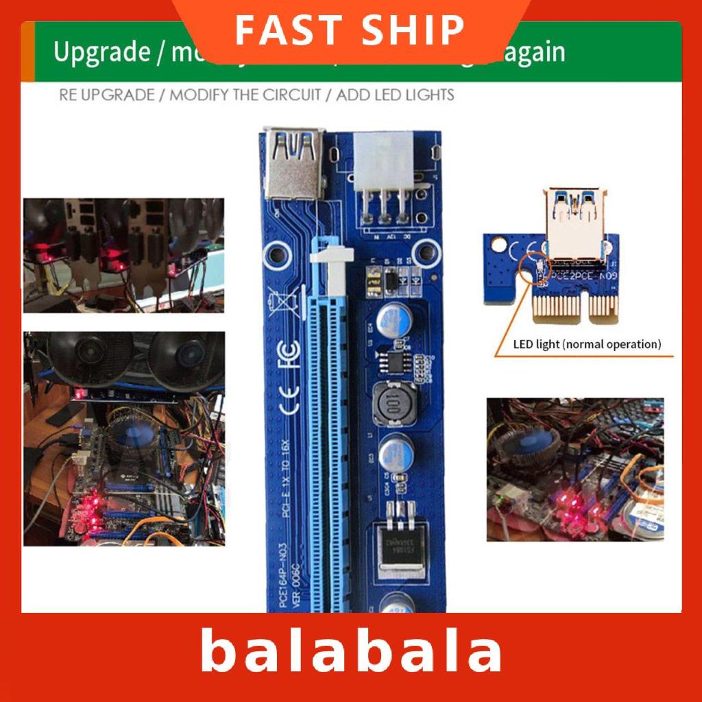 Bảng mạch mở rộng card đồ họa PCI-E 1X sang 16X 006C | BigBuy360 - bigbuy360.vn