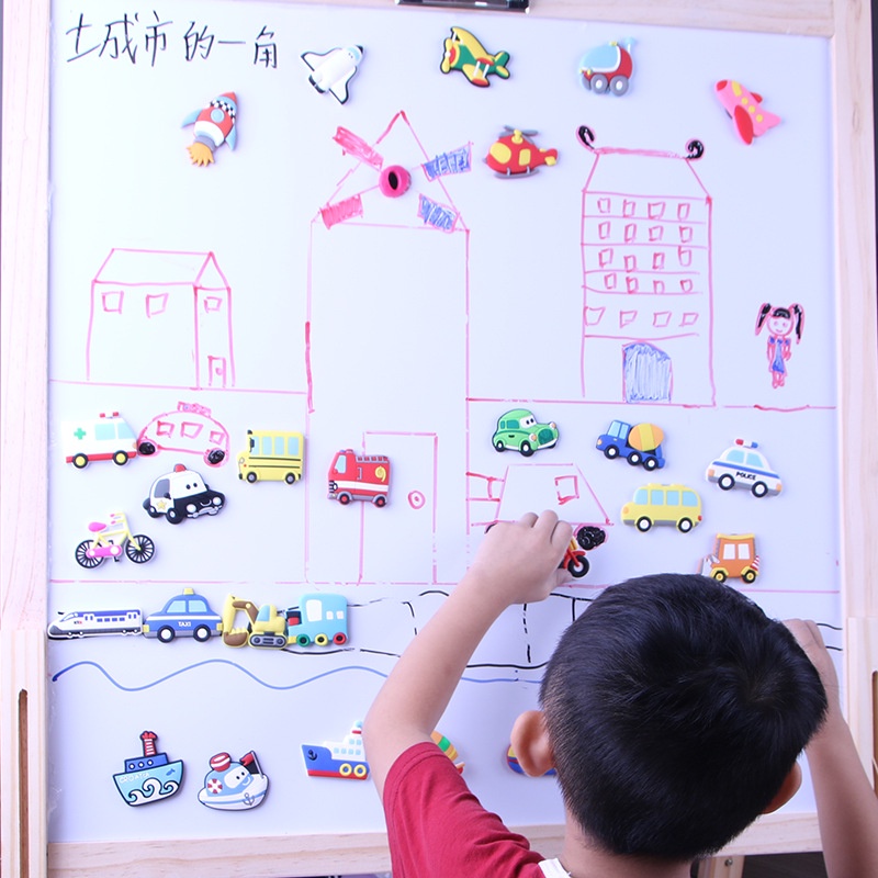 Nam Châm Tủ Lạnh PVC Phương Tiện Giao Thông Xe Máy Bay Cho Bé Trang Trí Bàn Học, Đính Note MIRA-PVC79001