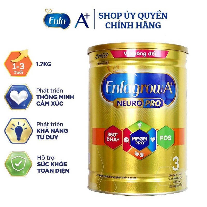 Sữa Enfagrow Neuro Pro A+3 /1,7kg .
