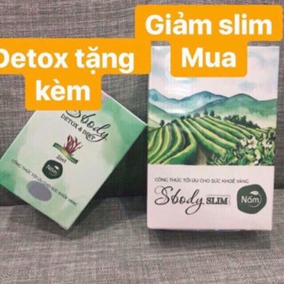 Giảm cân Nấm Sbody slim dạng viên tặng detox