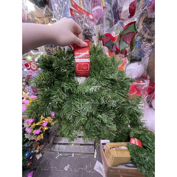 Dây thông xanh trơn 2m7 trang trí giáng sinh - Chrismas Green Garland