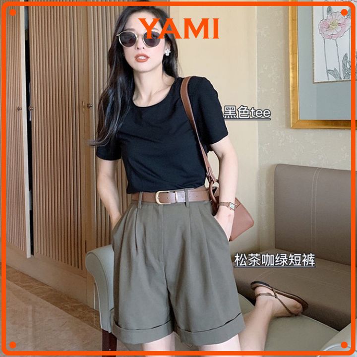 Áo thun  trơn tay ngắn BASIC màu đen ,Áo phông trơn cổ tròn tay ngắn cơ bản chất vải dày dặn co giãn thoải mái