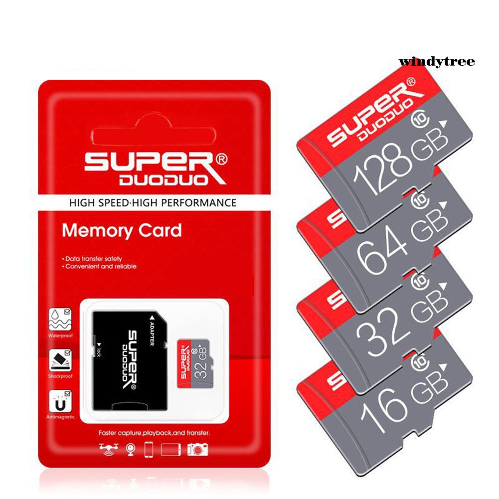 (Hàng Mới Về) Thẻ Nhớ Superduo Tốc Độ Cao C10 Tf / Micro Sd Cho Máy Ảnh / Ô Tô