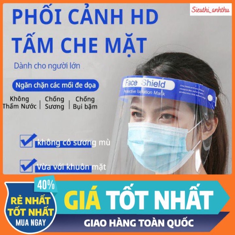 Mặt nạ chống dịch-kính chống giọt bắn chống dịch( Có xuất VAT) | BigBuy360 - bigbuy360.vn