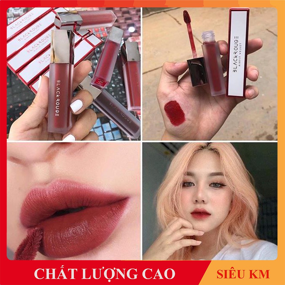 [Check Được Mã Vạch] Son Black Rouge Ver 4- Hàng Nhập Khẩu Hàn Quốc Chính Hãng - Son Kem Siêu Lì, Lâu Trôi | BigBuy360 - bigbuy360.vn