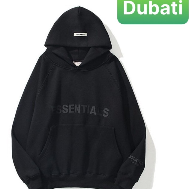 ÁO KHOÁC HOODIE NAM NỮ CHỮ ESSENTIALS PHONG CÁCH HÀN SÀNH ĐIỆU- DUBATI FASHION