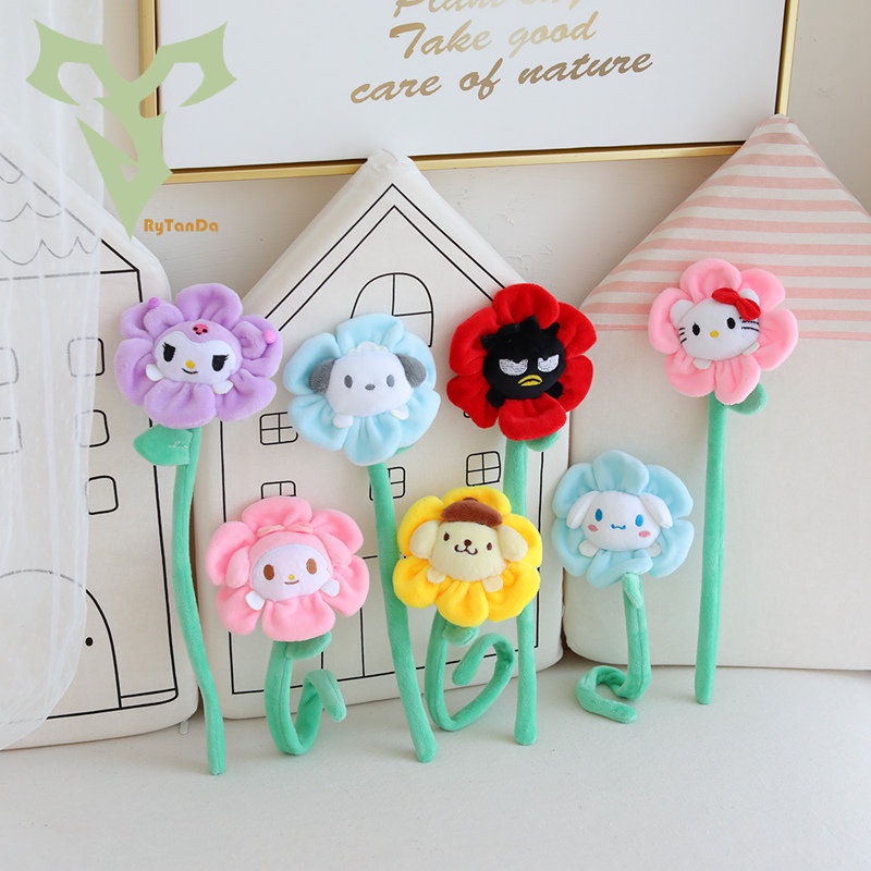Móc Khóa Hình Cánh Hoa Melody Nhồi Bông 7 Màu Dễ Thương
