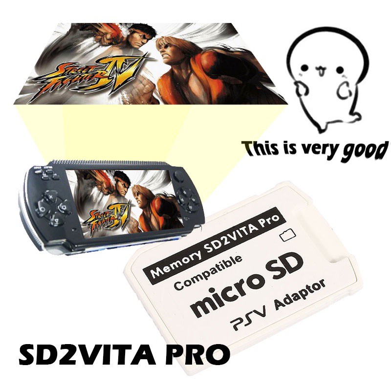 Đầu Đọc Thẻ Nhớ Sd2Vita Sd2V-5.0-Pro 3.60 Tf Mini