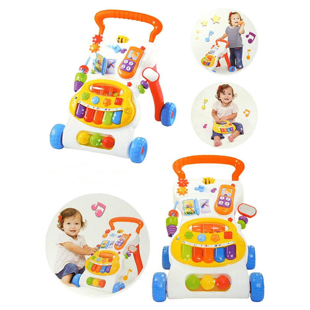 Xe tập đi có đèn nhạc Winfun 0804