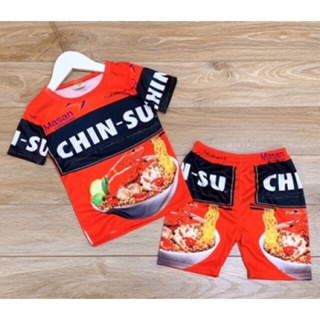 Sỉ bộ thun 3D bé trai bộ mì gói cho bé- sỉ đồ bộ trẻ em
