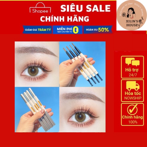 chì kẻ mày lameila 2 đầu mẫu mới dễ sử dụng Xilin House