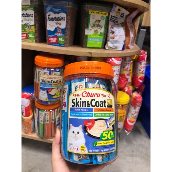 CIAO Churu Hũ 50 Cây Súp Thưởng Cho Mèo Nhập Thái