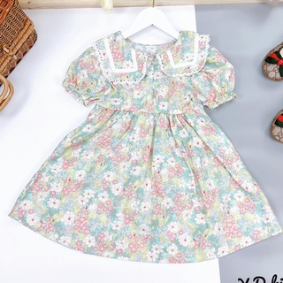 (VAY03) Váy bé gái, váy thô hoa nhí, cho bé từ 8-22kg