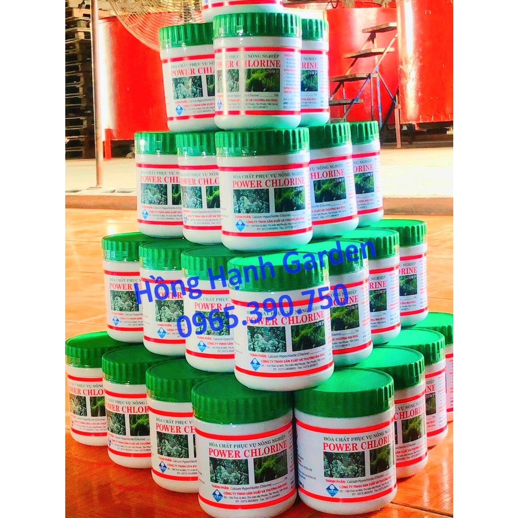 Chất Tẩy Rong Rêu Power Chlorine 70WP dùng trong Nông Nghiệp