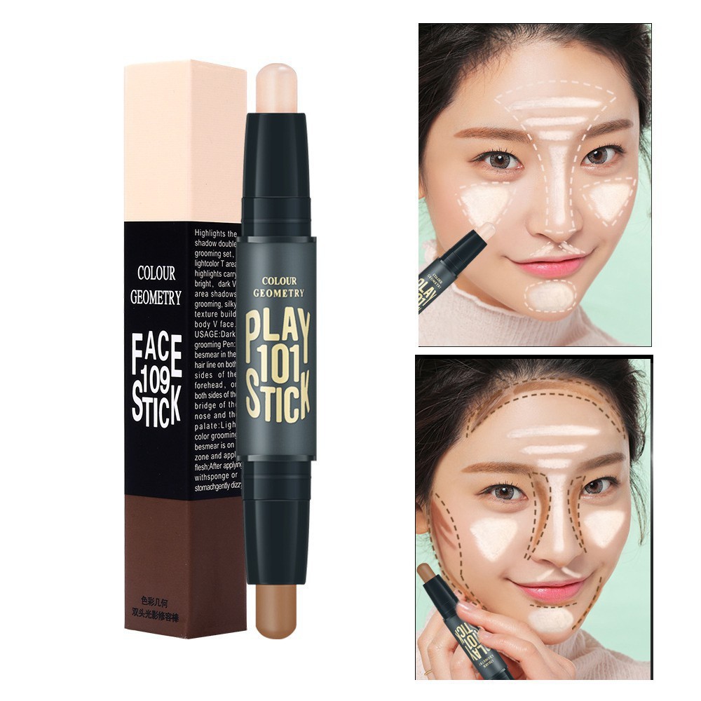 Bút tạo khối che khuyết điểm đa năng tạo khối highlight Lameila Contour &amp; Hi-light Stick