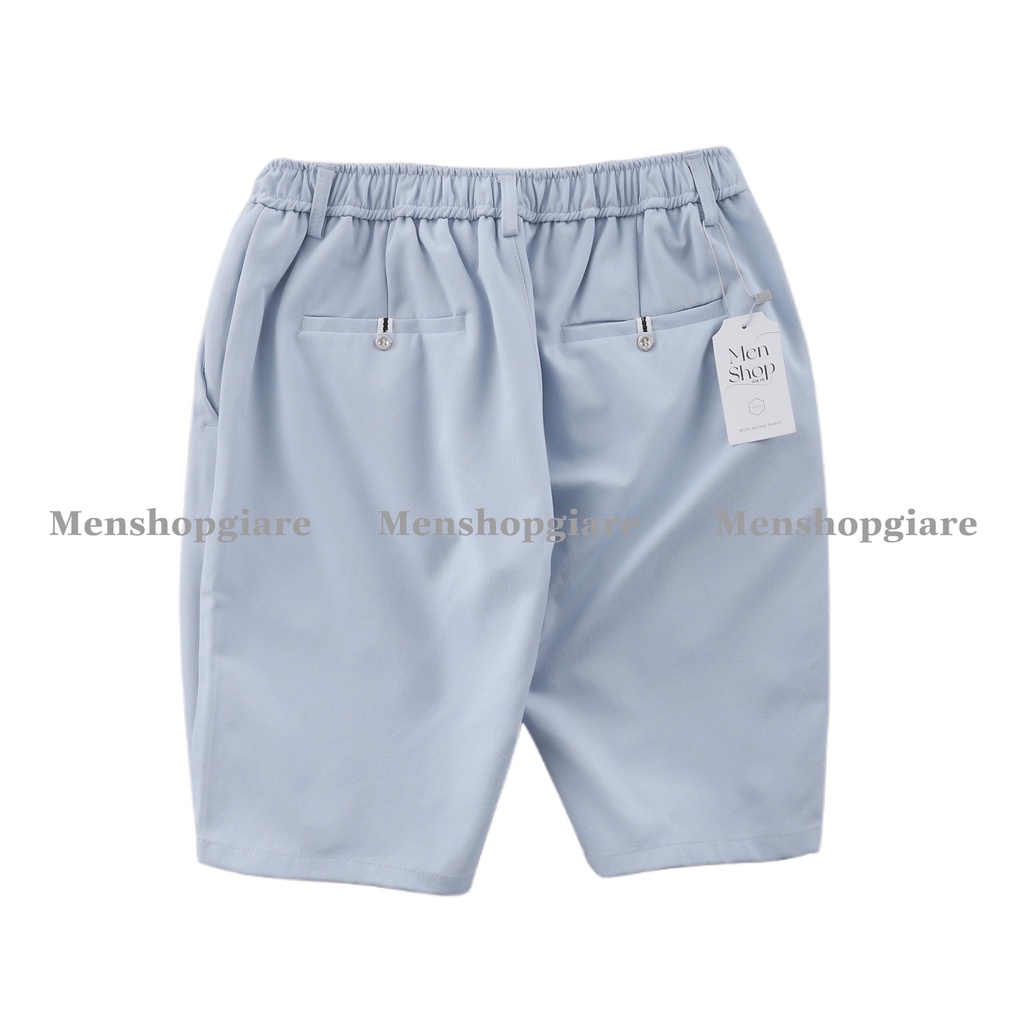QUẦN SHORT ÂU LƯNG THUN CÀI NÚT
