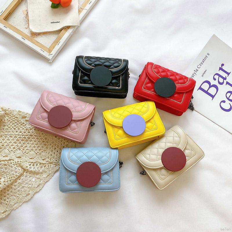 Se7en Children Cute Cross-body Handbag Bags Fashion Girls Shoulder Messenger Bag For 2-6Y