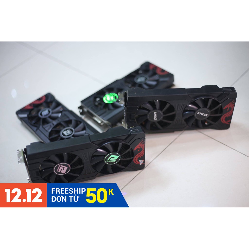 Card Màn Hình VGA RX570 Powercolor MSI 4GB 8GB - DDR5 Bh 2020