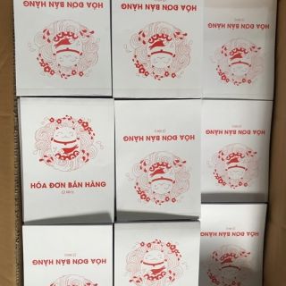 Combo 10 cuốn hóa đơn 1 liên A6( mỗi quyển 100 tờ)