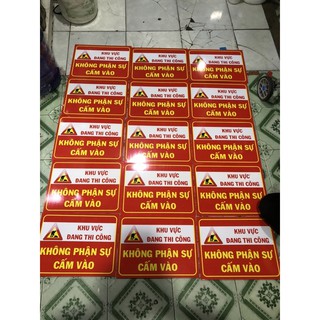 Bảng không phận sự alu in decal