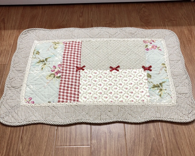 Thanh lý thảm chân quilt vải xuất Nhật