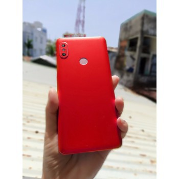 Skin dán đỏ trơn Xiaomi Redmi Note 5