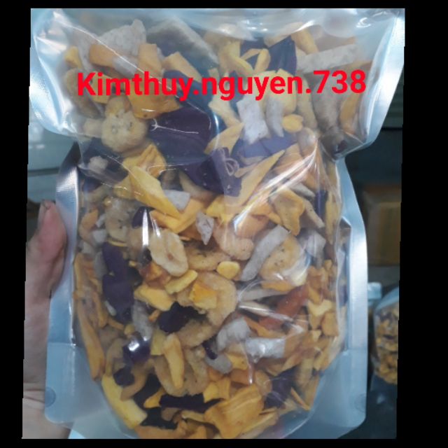 Mua 1Kg Tặng Qùa - 500g Thập Cẩm Sấy Khô Vụn thơm giòn ( NHƯ HÌNH )