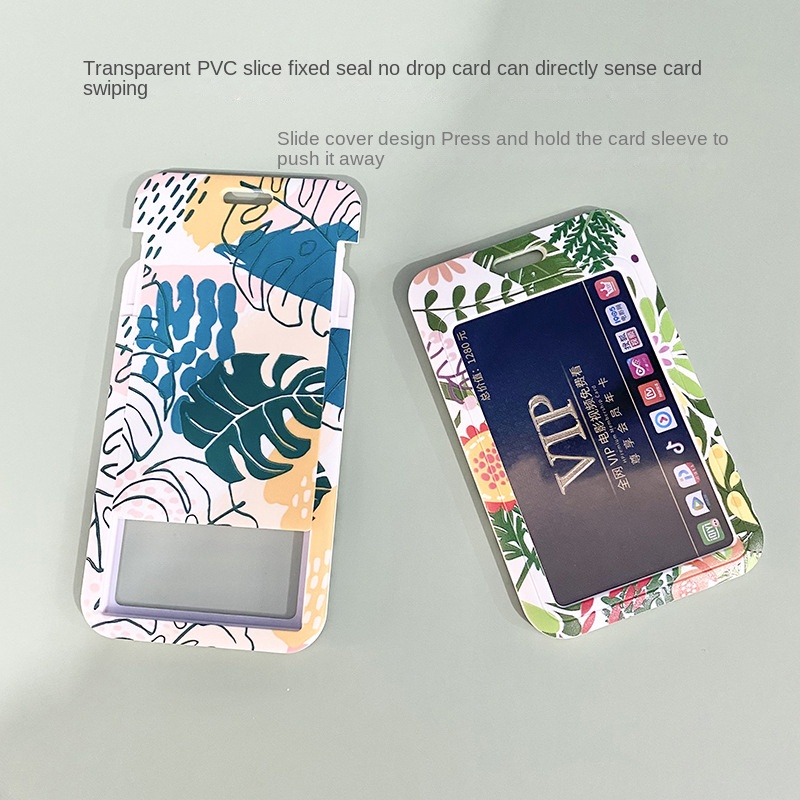 Dây Đeo Thẻ ID / Thẻ ID Họa Tiết Cây Xanh Hoạt Hình Dễ Thương