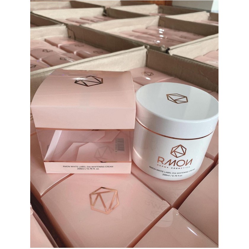 Kem Trắng Da Body Rmon White Label Dia Whitening Dưỡng Trắng Da Dưỡng Ẩm Toàn Thân 200ml