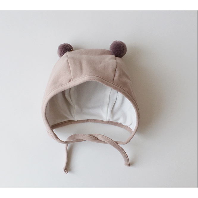 Mũ cục bông cho bé hàng QC từ 3m-18m