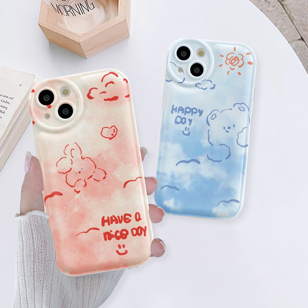 Ốp lưng iphone đệm khí thỏ gấu mây 6/6plus/6splus/7/7plus/8/8plus/xs/11/12/13/pro/max/plus/promax-Awifi A5-1