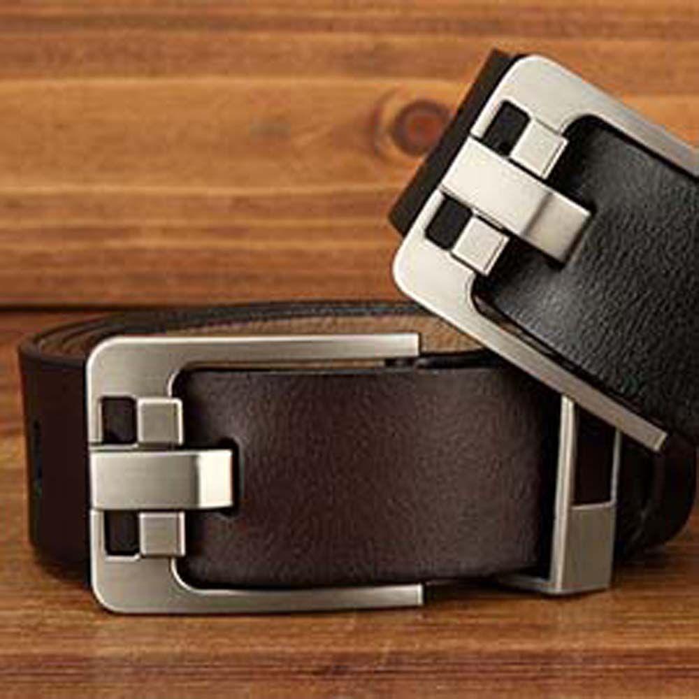 MXGOODS Thắt Lưng Da Bò Chất Lượng Cao Phong Cách Doanh Nhân Thời Trang Cho Nam