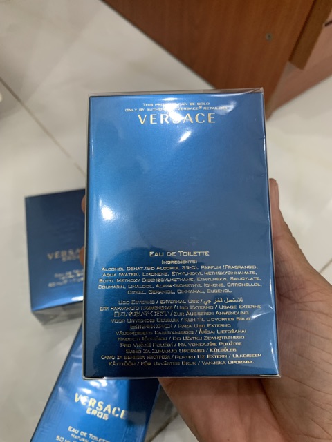 [FreeShip] Nước hoa versace eros nam 50ml fullbox .New