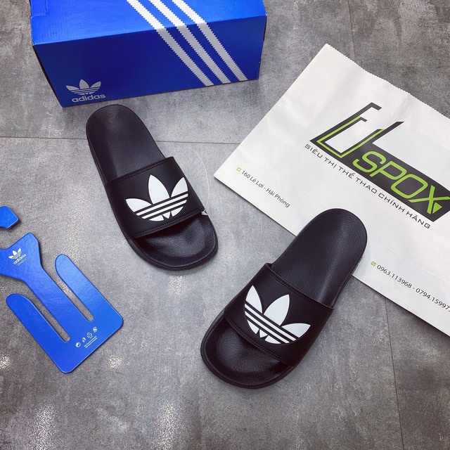 [Chính hãng] Dép Adidas Adilette Black Original