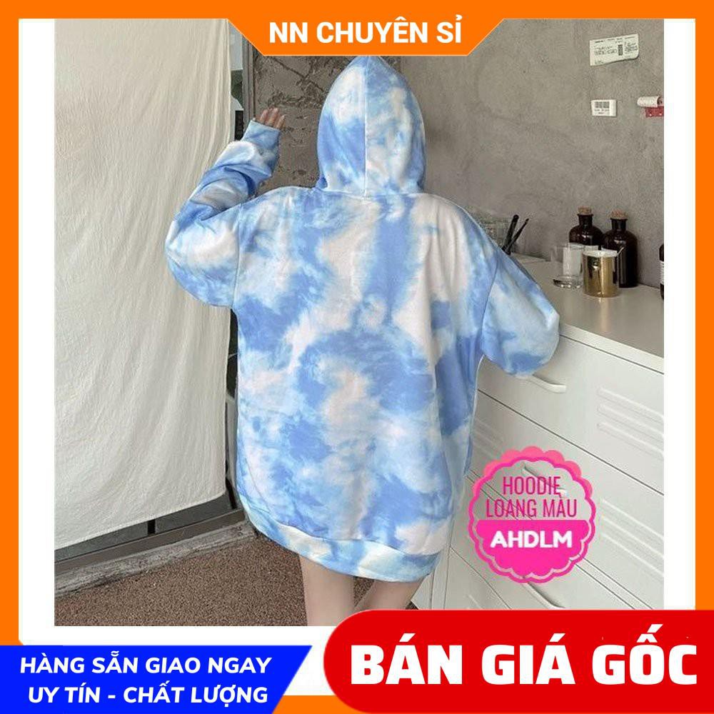 ÁO HOODIE NỈ LOANG MÀU CỰC CHẤT ⚡ ẢNH THẬT⚡ ÁO NỈ CHUI