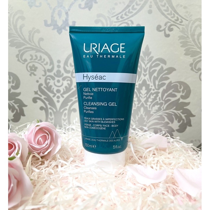 [MUA 1 TẶNG 1] URIAGE Gel rửa mặt dành cho da dầu, da mụn & da hỗn hợp HYSEAC GEL NETTOYANT 150ML TẶNG Cọ rửa mặt