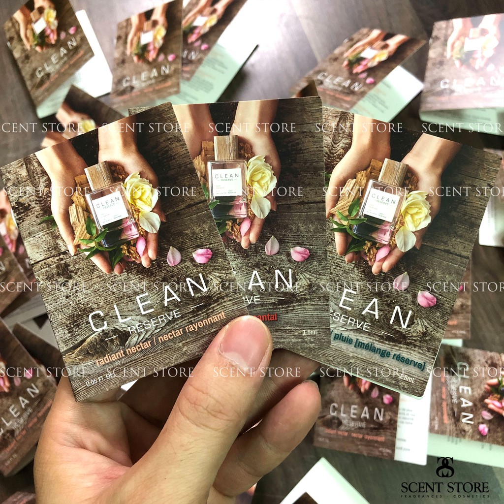 Scentstorevn - Vial chính hãng nước hoa Clean Reserve Radiant Nectar, Lush Fleur, Skin, Sparkling Sugar