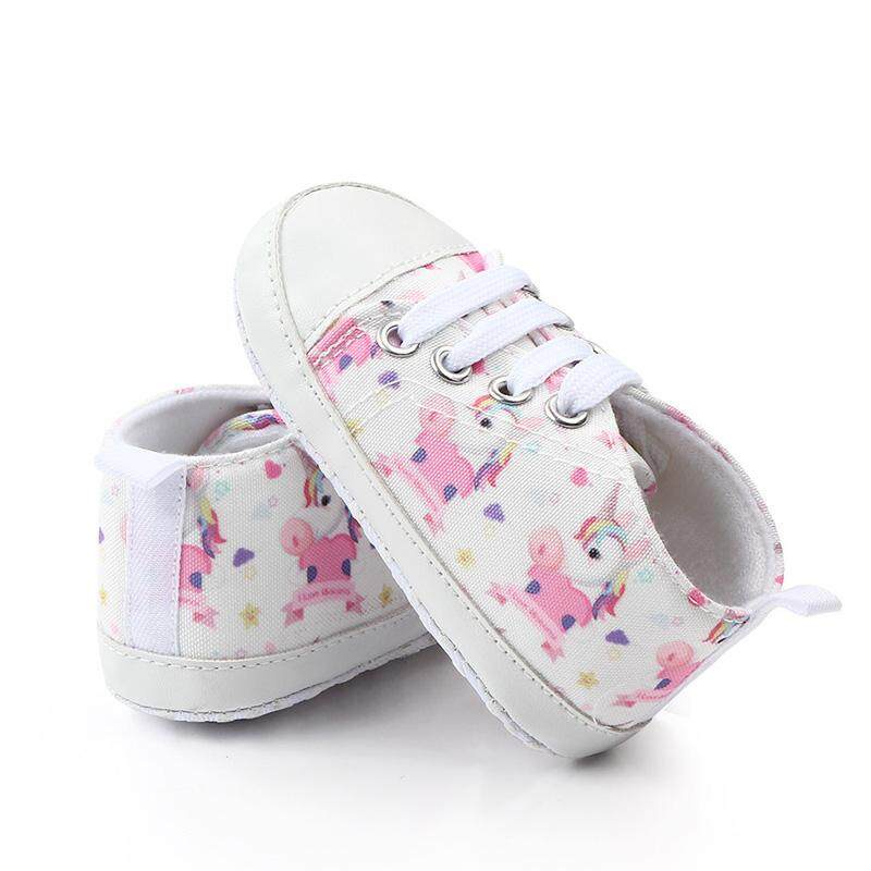 Giày Sneaker Đế Mềm Chống Trượt Thoáng Khí Dành Cho Bé Trai Bé Gái Tập Đi