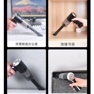 Máy Hút Bụi Cầm Tay - Máy Hút Bụi Giường - Làm Sạch Ô tô, Nhà Cửa Mini - M3 Không Dây, Hút Khỏe 120W, Tặng 2 PK